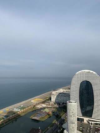 Апарт-отели ORBI CITY - Home on 26th Floor with Sea View Батуми Двухместный номер Делюкс с 1 кроватью и балконом, вид на море-20